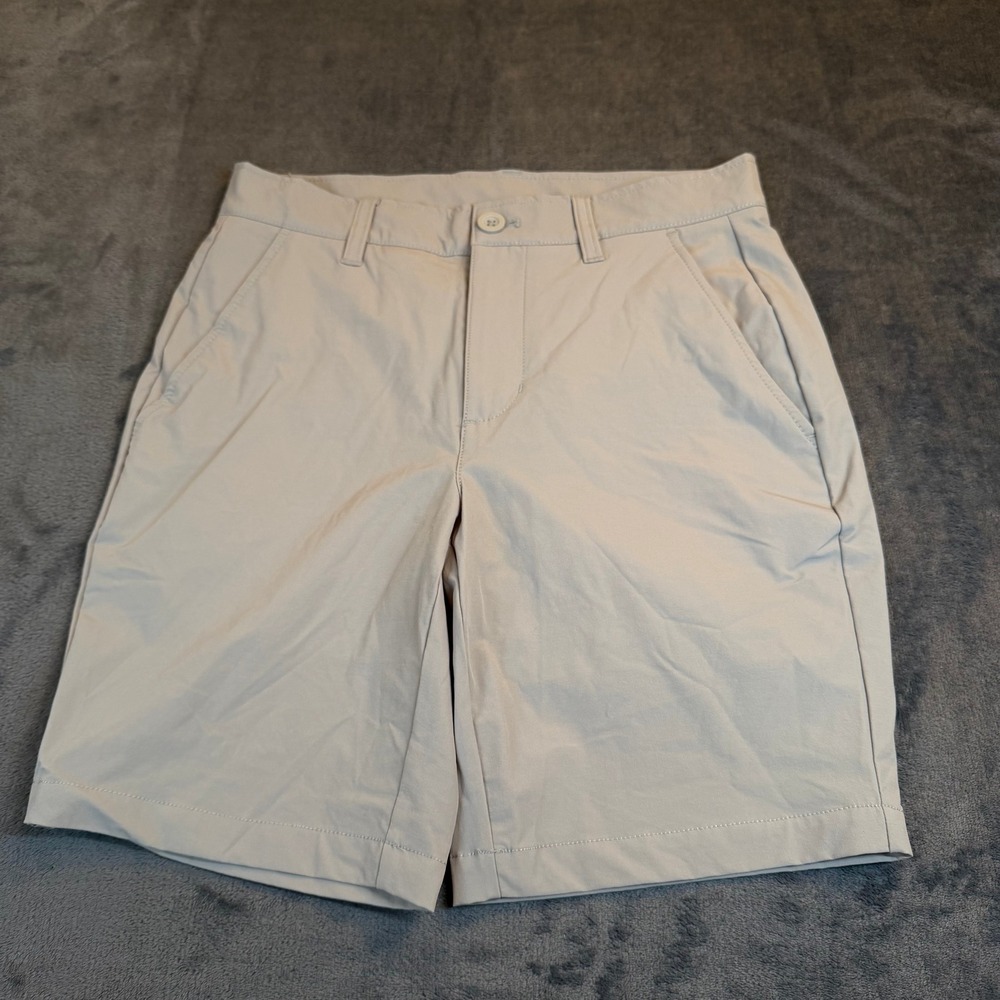 Kenneth Cole Golf Shorts Mens Size 28 Gray Flat Front Casual Golfing Everyday